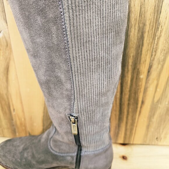 Ariat Two24 Burela Gray Suede Tall Boots - Picture 4 of 8